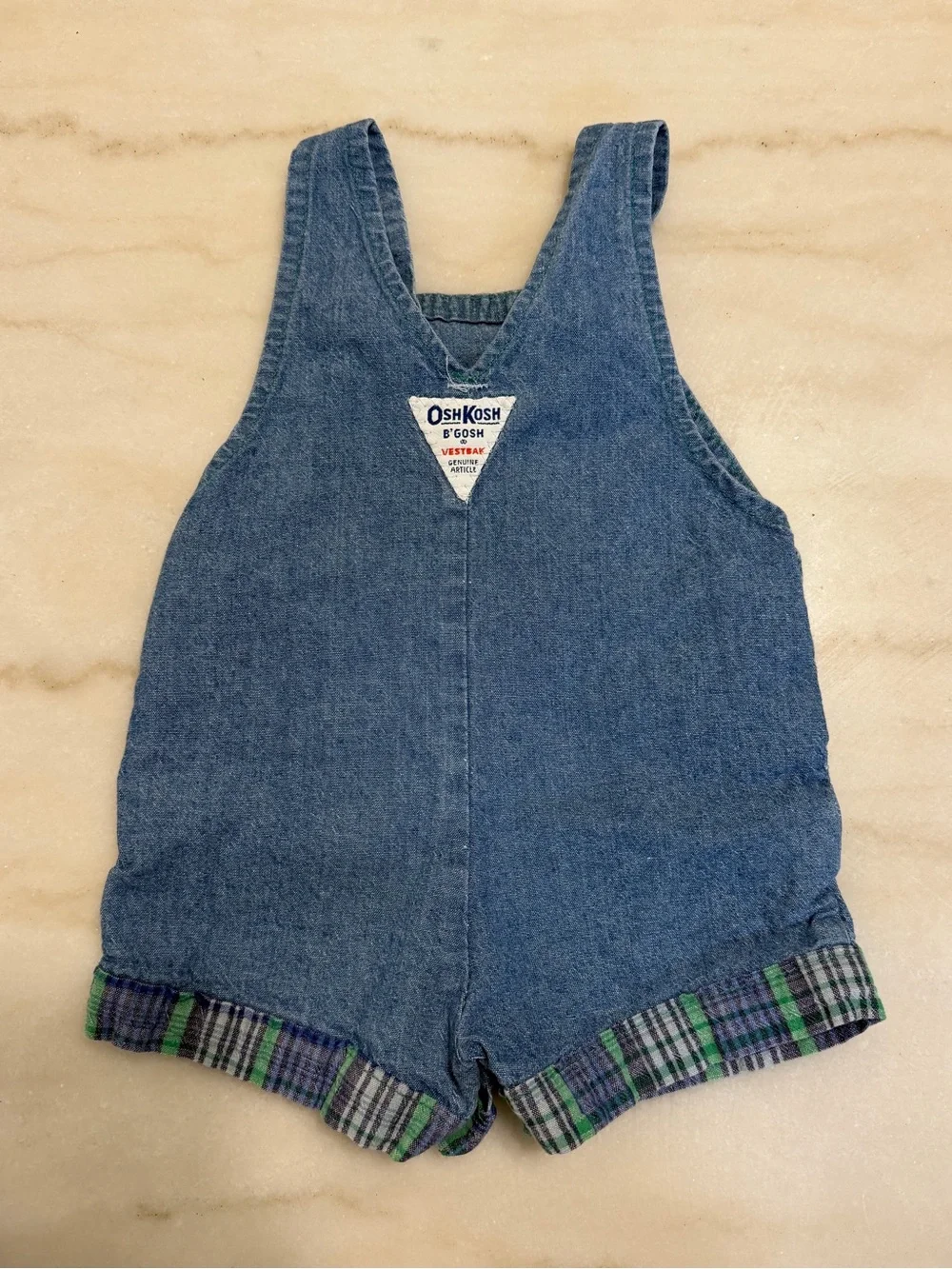 Vintage Oshkosh baby short overalls 100% Cotton
